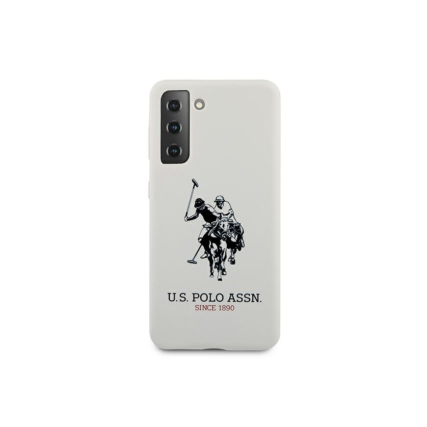 Dėklas Us Polo Assn US Polo USHCS21MSLHRWH S21+ G996 balta|baltas Silicone Logo – 3