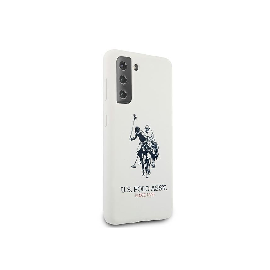 Dėklas Us Polo Assn US Polo USHCS21MSLHRWH S21+ G996 balta|baltas Silicone Logo – 4