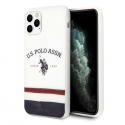 Case Us Polo Assn US Polo USHCN58PCSTRB iPhone 11 Pro white|white Tricolor Pattern Collection
