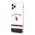 Dėklas Us Polo Assn US Polo USHCN58PCSTRB iPhone 11 Pro balta|baltas Tricolor Pattern Collection Dėklas Us Polo Assn US Polo USHCN58PCSTRB iPhone 11 Pro balta|baltas Tricolor Pattern Collection