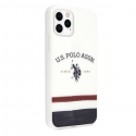 Dėklas Us Polo Assn US Polo USHCN58PCSTRB iPhone 11 Pro balta|baltas Tricolor Pattern Collection Dėklas Us Polo Assn US Polo USHCN58PCSTRB iPhone 11 Pro balta|baltas Tricolor Pattern Collection