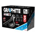 GRAPHITE 58G036 lapų pūstuvas / siurblys (be akumuliatoriaus ir kroviklio) GRAPHITE 58G036 lapų pūstuvas / siurblys (be akumuliatoriaus ir kroviklio)