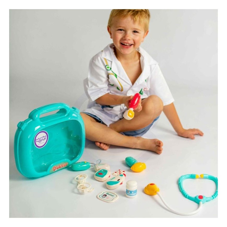 Children's doctor's case with accessories - Light and sound effects Woopie – 4