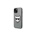 Case Karl Lagerfeld Karl Lagerfeld KLHCP14XSAPCHG iPhone 14 Pro Max 6.7" Hardcase Silver/Silver Saffiano Choupette Head Patch Case Karl Lagerfeld Karl Lagerfeld KLHCP14XSAPCHG iPhone 14 Pro Max 6.7" Hardcase Silver/Silver Saffiano Choupette Head Patch
