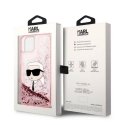 Dėklas Karl Lagerfeld case for iPhone 14 Plus 6,7" KLHCP14MLNCHCP pink hardcase Liquid Glitter NFT Choupette Head Dėklas Karl Lagerfeld case for iPhone 14 Plus 6,7" KLHCP14MLNCHCP pink hardcase Liquid Glitter NFT Choupette Head