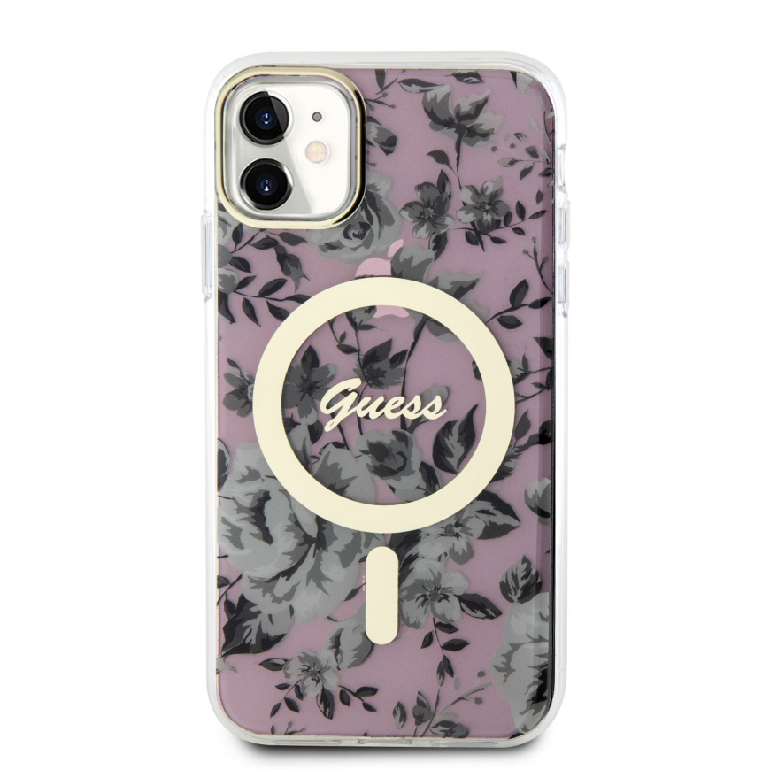 GUESS Case Guess PC|TPU Flowers IML