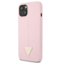 Guess GUHCP13SSLTGU iPhone 13 mini 5,4 colio purpurinis/violetinis kietas silikoninis trikampis Guess GUHCP13SSLTGU iPhone 13 mini 5,4 colio purpurinis/violetinis kietas silikoninis trikampis