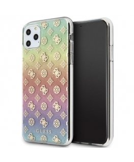 Guess GUHCN65PEOML iPhone 11 Pro Max Multicolor Hard Case Iridescent 4G Peony