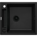 DEANTE BLACK NERO MATT MAGNETIC 1-BOWL GRANITE SINK DEANTE BLACK NERO MATT MAGNETIC 1-BOWL GRANITE SINK