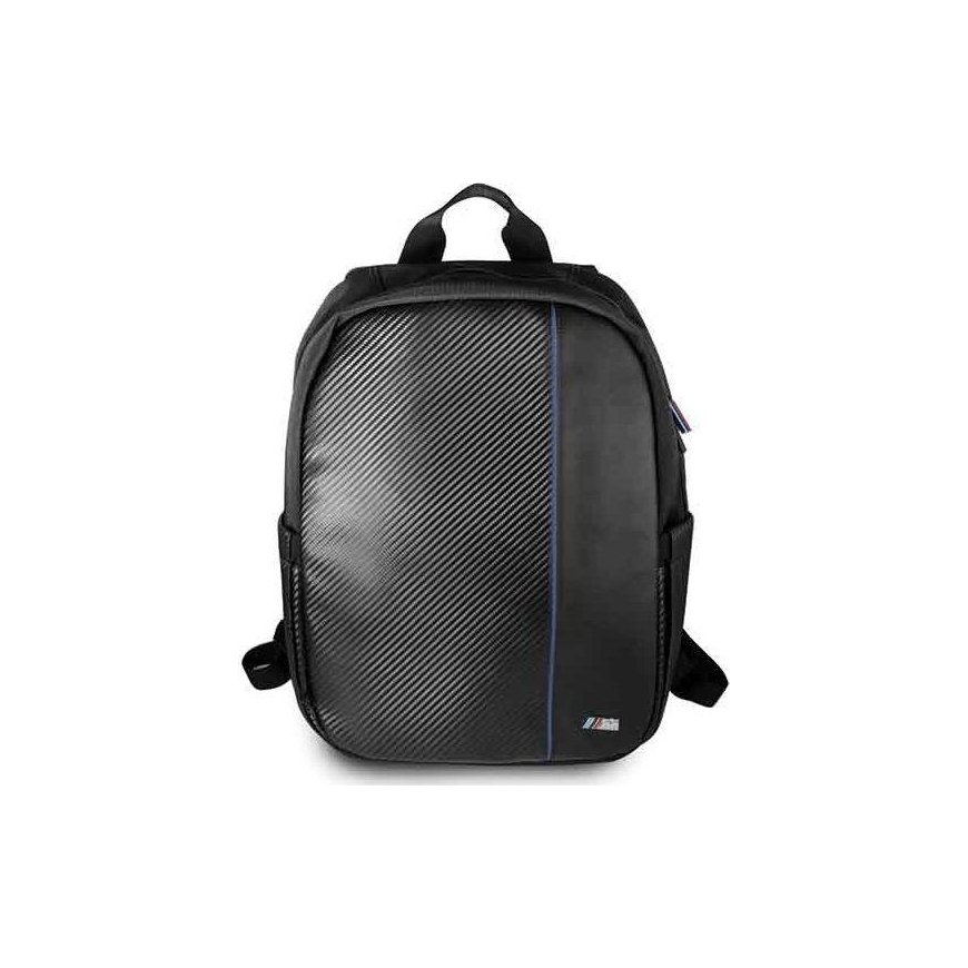 BMW Kuprinė Carbon Navy Stripe 15", Juoda