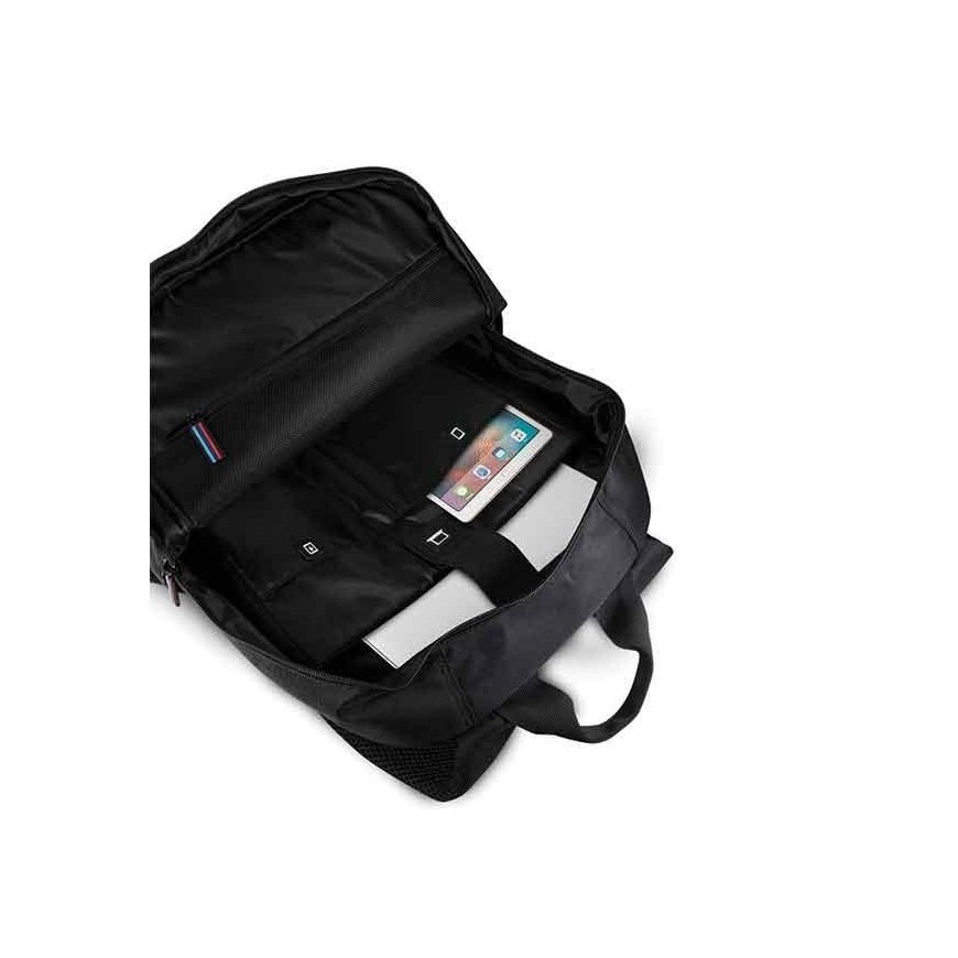 BMW Kuprinė Carbon Navy Stripe 15", Juoda – 4