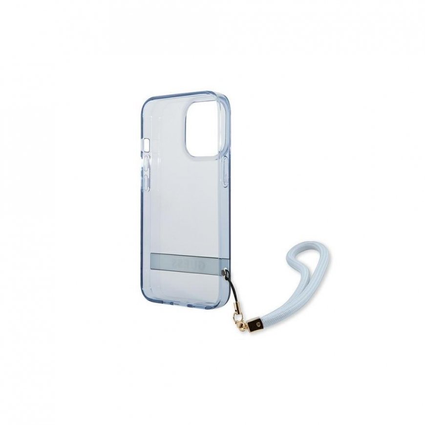 Guess Case for IPhone 13 Pro 6.1" GUHCP13LHTSGSB Hard Case Blue PC/TPU Transparent – 3