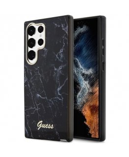 Guess case for Samsung Galaxy S23 GUHCS23SPCUMAK black HC PU/TPU Marble