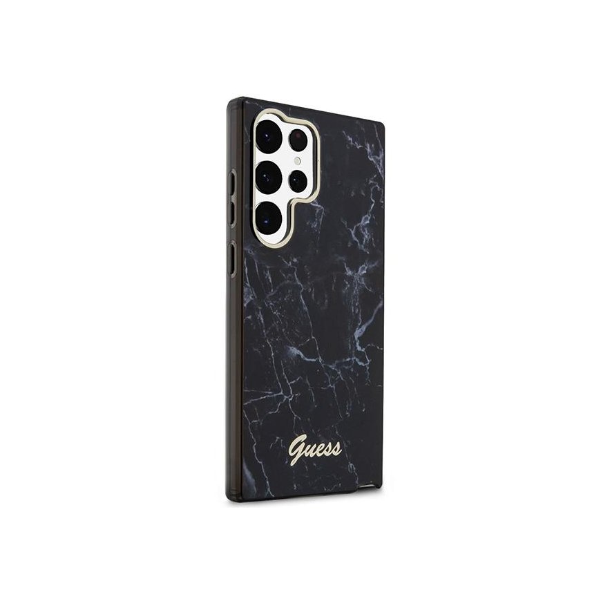 Guess dėklas skirtas Samsung Galaxy S23 GUHCS23SPCUMAK juodas HC PU/TPU Marble – 4