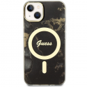 Case Guess GUHMP14MHTMRSK iPhone 14 Plus 6.7" black|black hardcase Golden Marble MagSafe Case Guess GUHMP14MHTMRSK iPhone 14 Plus 6.7" black|black hardcase Golden Marble MagSafe