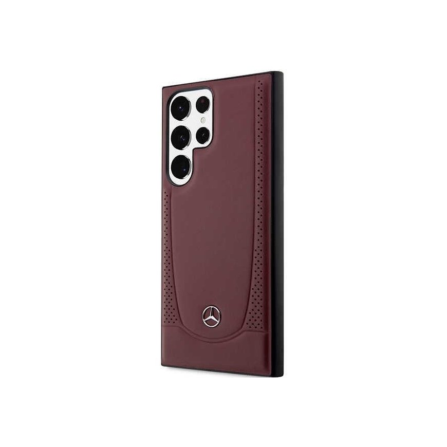 Mercedes case for Samsung Galaxy S23 Plus MEHCS23MARMRE red HC Leather Urban Bengale – 2