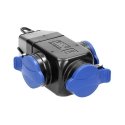 Orno distributor with grounding 3x250V IP44 Orno distributor with grounding 3x250V IP44