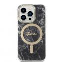 Guess Bundle Pack MagSafe IML Marble - Set for case + charger MagSafe iPhone 14 Pro (black/gold) Guess Bundle Pack MagSafe IML Marble - Set for case + charger MagSafe iPhone 14 Pro (black/gold)