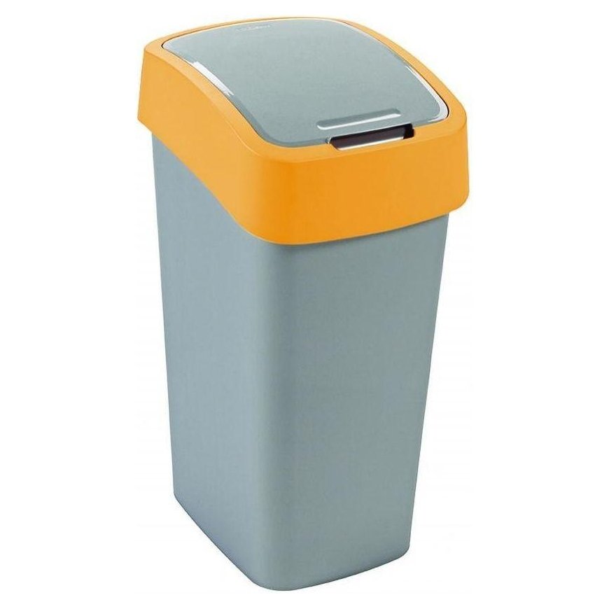 Curver Pacific Flip Waste Container for Separation Tilt 50L Yellow (CUR000174)