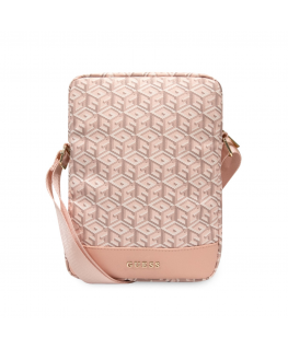 Guess PU G Cube Tablet Bag 10" Pink