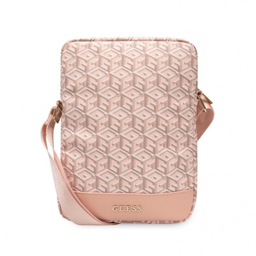 Guess PU G Cube Planšetė Bag 10" Rožinė