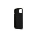 Guess GUHMP13LLSLMGBK iPhone 13 Pro / 13 6.1" juodas/juodas hardcase Silicone Script Gold Logo MagSafe