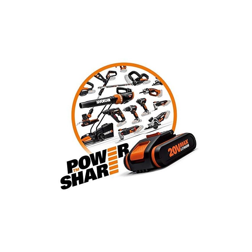 Žirklės akumuliatoriaus gyvatvorė WORX WG261E.9 (460 mm) – 5