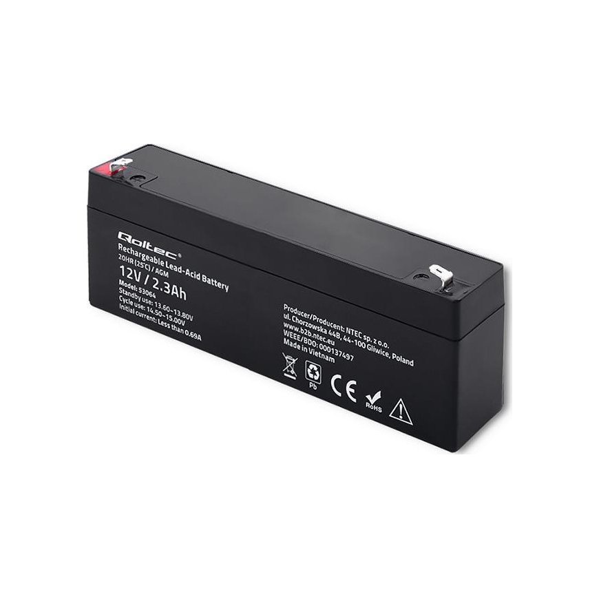 QOLTEC 53064 AGM battery 12V 2
