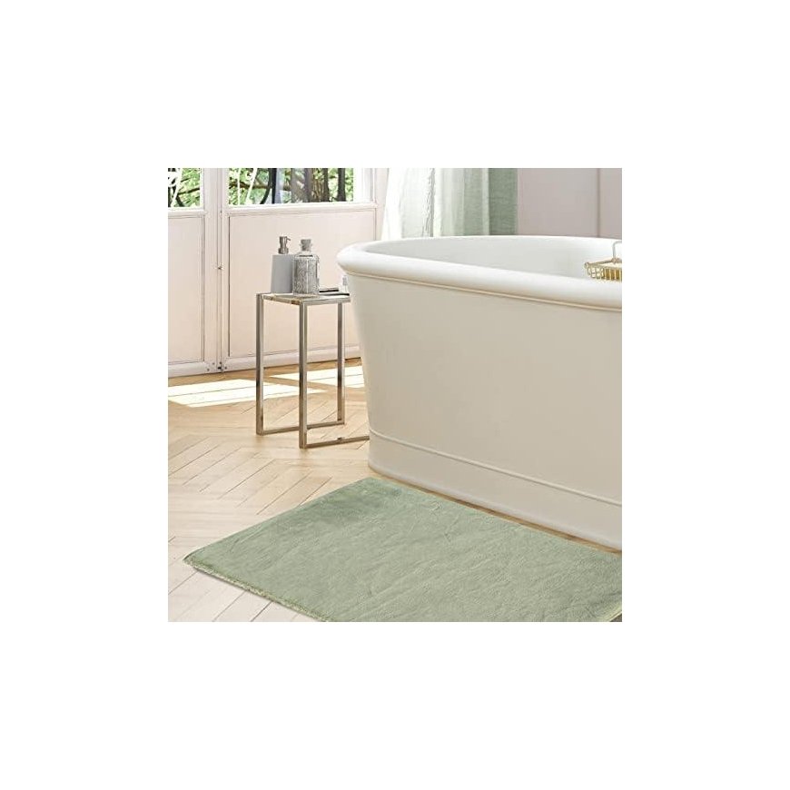 Eurofirany MARCELO Soft fur structure decorative rug, 50X70 cm, color: mint – 4