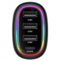 USAMS Ład. same 1xUSB-C 3xUSB-A C34 48W 3A+C PD Fast Charge black|black CC170CC01 (US-CC170) USAMS Ład. same 1xUSB-C 3xUSB-A C34 48W 3A+C PD Fast Charge black|black CC170CC01 (US-CC170)