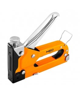 Neo stapler (upholstery stapler 4-14mm, steel, J staples)