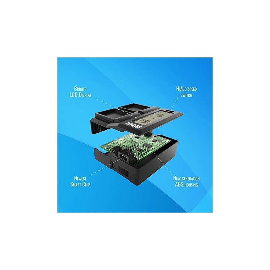 Newell Camera Charger Newell DC-LCD Dual Channel Charger NP-FW Series Battery – 3