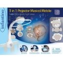 Bkids Muzikinė karuselė 3w1 Infantino smėlio spalvos Bkids Muzikinė karuselė 3w1 Infantino smėlio spalvos