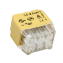 Orno 6-wire push-in connector double-row wire 0.75-2.5 mm ? IEC 300V / 24A 50 pcs. Orno 6-wire push-in connector double-row wire 0.75-2.5 mm ? IEC 300V / 24A 50 pcs.