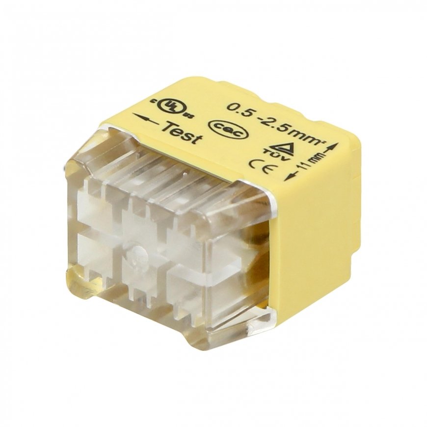 Orno 6-wire push-in connector double-row wire 0.75-2.5 mm ? IEC 300V / 24A 50 pcs. – 4