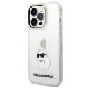 Dėklas Karl Lagerfeld case for iPhone 14 Pro Max 6,7" KLHCP14XHNIKTCT transparent hardcase Ikonik Karl Lagerfeld