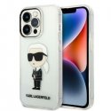 Case Karl Lagerfeld case for iPhone 14 Pro Max 6,7" KLHCP14XHNIKTCT transparent hardcase Ikonik Karl Lagerfeld