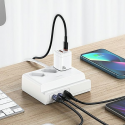 USAMS Listwa zasilająca 65W Super Si Fast Charging USB Extension Socket EU white|white CC160TC01 (US-CC160) USAMS Listwa zasilająca 65W Super Si Fast Charging USB Extension Socket EU white|white CC160TC01 (US-CC160)