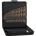Drill ALPEN 65600019100 Spiral Drill Case DIN338RN HSS Cobalt Grip KM19 Diameter 1.0-10.0 mm 19 Pieces Silver Drill ALPEN 65600019100 Spiral Drill Case DIN338RN HSS Cobalt Grip KM19 Diameter 1.0-10.0 mm 19 Pieces Silver