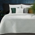 Eurofirany RIA5 Velvet bedspread, quilted with a traditional sewing method with a wavy pattern, 170X210 cm, color: white Bedspre Eurofirany RIA5 Velvet bedspread, quilted with a traditional sewing method with a wavy pattern, 170X210 cm, color: white Bedspre