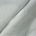 Eurofirany RIA5 Velvet bedspread, quilted with a traditional sewing method with a wavy pattern, 170X210 cm, color: white Bedspre Eurofirany RIA5 Velvet bedspread, quilted with a traditional sewing method with a wavy pattern, 170X210 cm, color: white Bedspre
