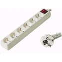 PremiumCord Power Strip 6 Outlets 10m White (pp6k10) PremiumCord Power Strip 6 Outlets 10m White (pp6k10)