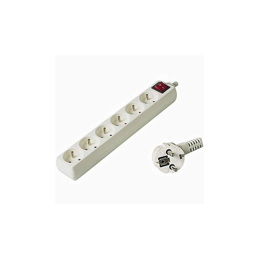 PremiumCord Power Strip 6 Outlets 10m White (pp6k10) – 2