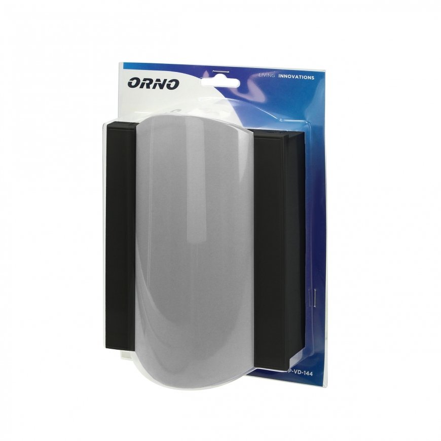 Orno Two-tone electromechanical doorbell TON COLOR 8V, black and silver – 3