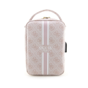 Case Guess PU 4G Printed Stripes Travel Universal Bag Pink Case Guess PU 4G Printed Stripes Travel Universal Bag Pink