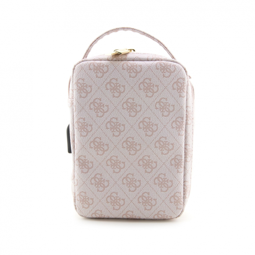 Case Guess PU 4G Printed Stripes Travel Universal Bag Pink – 2