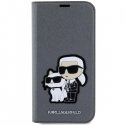 Case Karl Lagerfeld case for iPhone 14 6.1" KLBKP14SSANKCPG silver BT Saffiano Patch Karl&Choupette NFT Case Karl Lagerfeld case for iPhone 14 6.1" KLBKP14SSANKCPG silver BT Saffiano Patch Karl&Choupette NFT