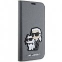 Dėklas Karl Lagerfeld case for iPhone 14 6,1" KLBKP14SSANKCPG sidabrinis BT Saffiano Patch Karl&Choupette NFT Dėklas Karl Lagerfeld case for iPhone 14 6,1" KLBKP14SSANKCPG sidabrinis BT Saffiano Patch Karl&Choupette NFT