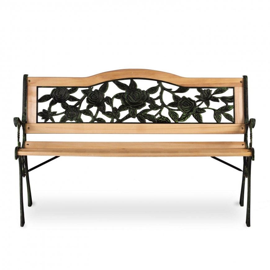 Park bench with backrest 123.5 x 74 x 48 cm Sofotel Gardi Rose – 2