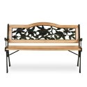 Park bench with backrest 123.5 x 74 x 48 cm Sofotel Gardi Rose Park bench with backrest 123.5 x 74 x 48 cm Sofotel Gardi Rose
